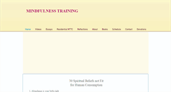Desktop Screenshot of mindfulnesstrainingcourse.org